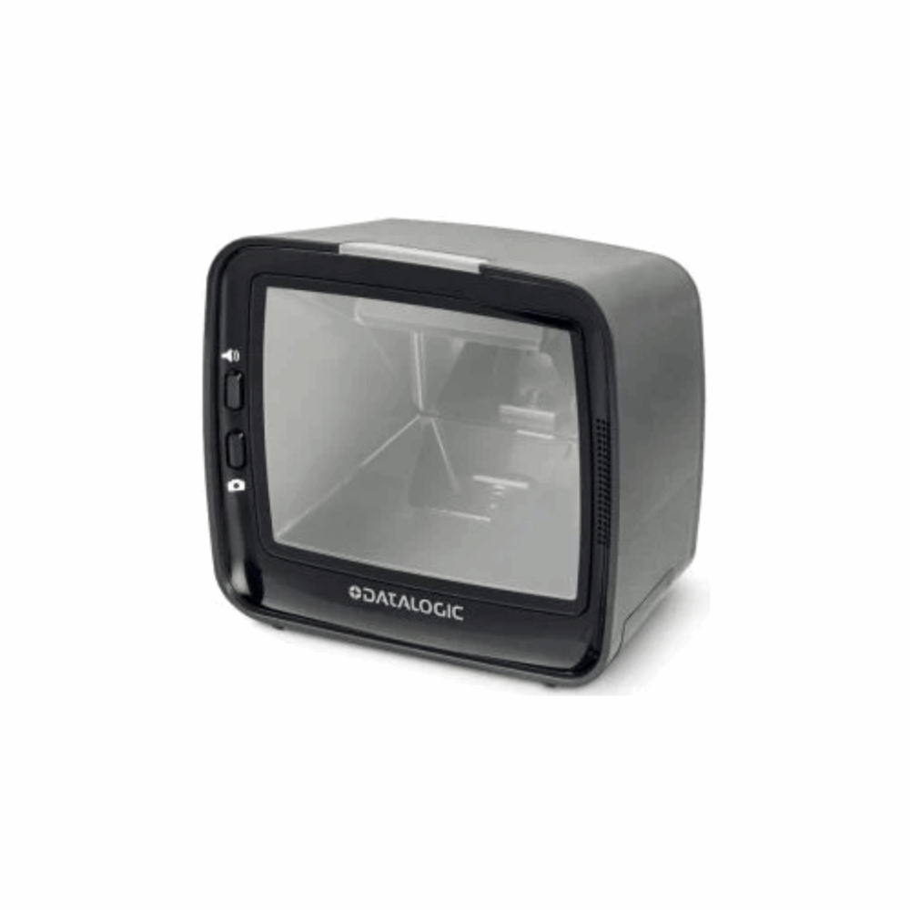 Datalogic Magellan M3410 – 2D Table Top Omni-Directional Barcode Scanner, Vertical High-Performance Imaging, USB Interface, 1 Year Warranty - Front View